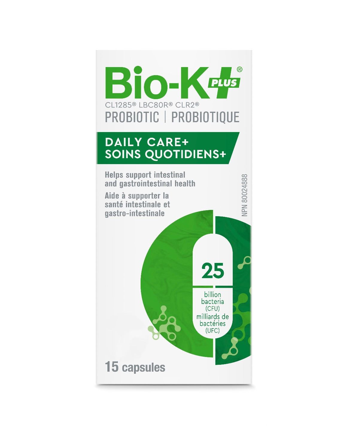 Probiotics Daily Care+ 25B  Bio-K+ 15 caps