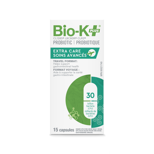 Probiotics Extra Care, Travel Format 30B  Bio-K+