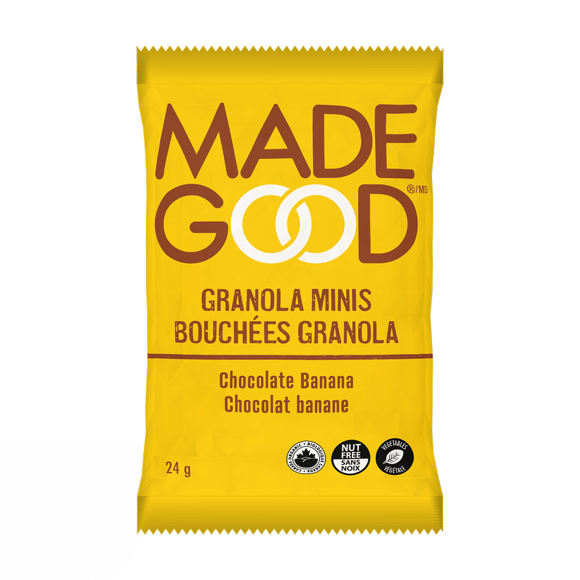 Chocolate Banana Granola Minis Made Good