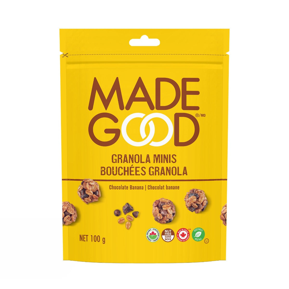 Chocolate Banana Granola Pouch Made Good