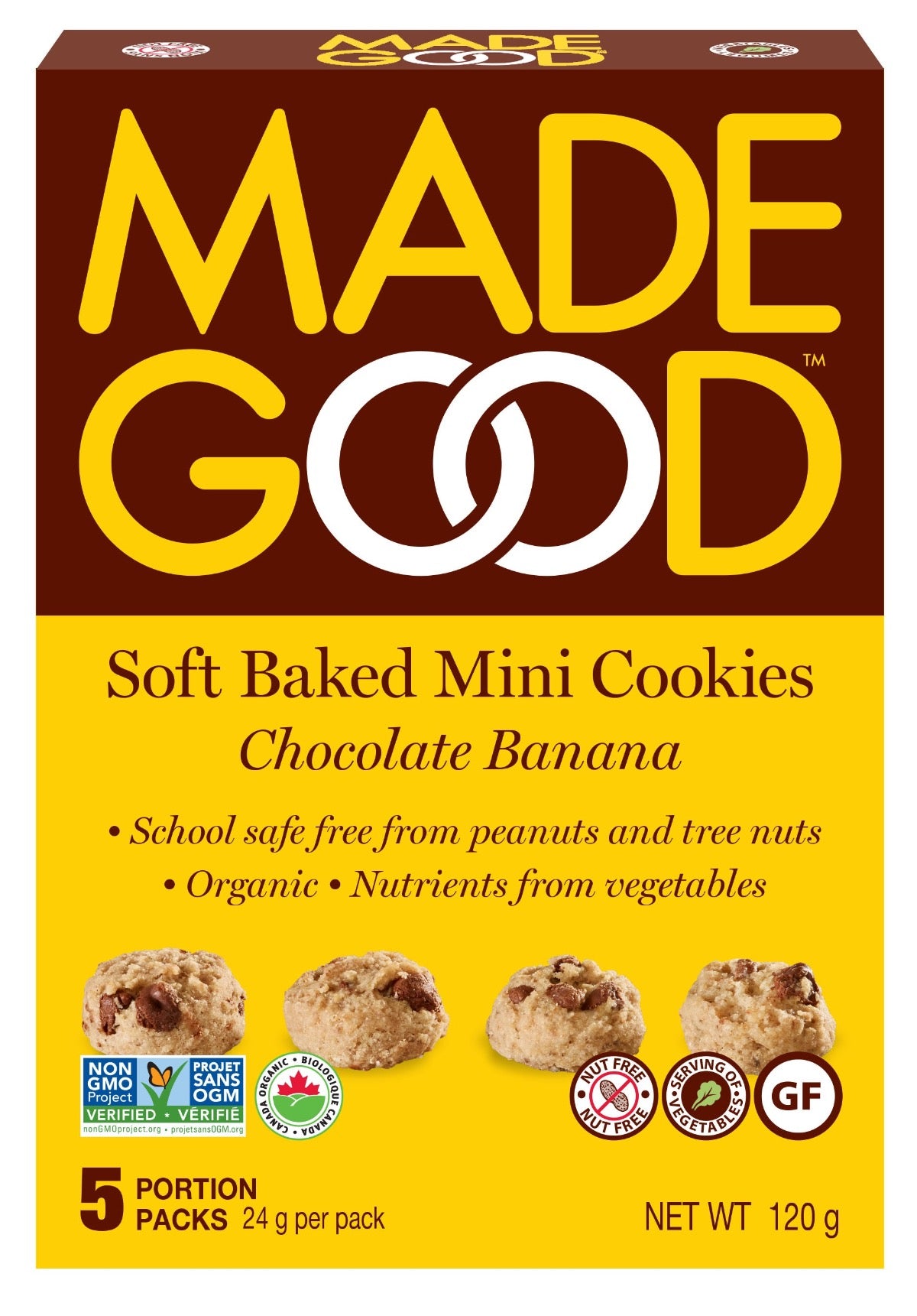 Chocolate Banana - Mini Cookies  Made Good