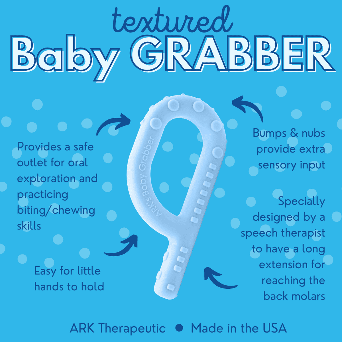 ARK's Baby Grabber® (Textured)  ARK Therapeutic