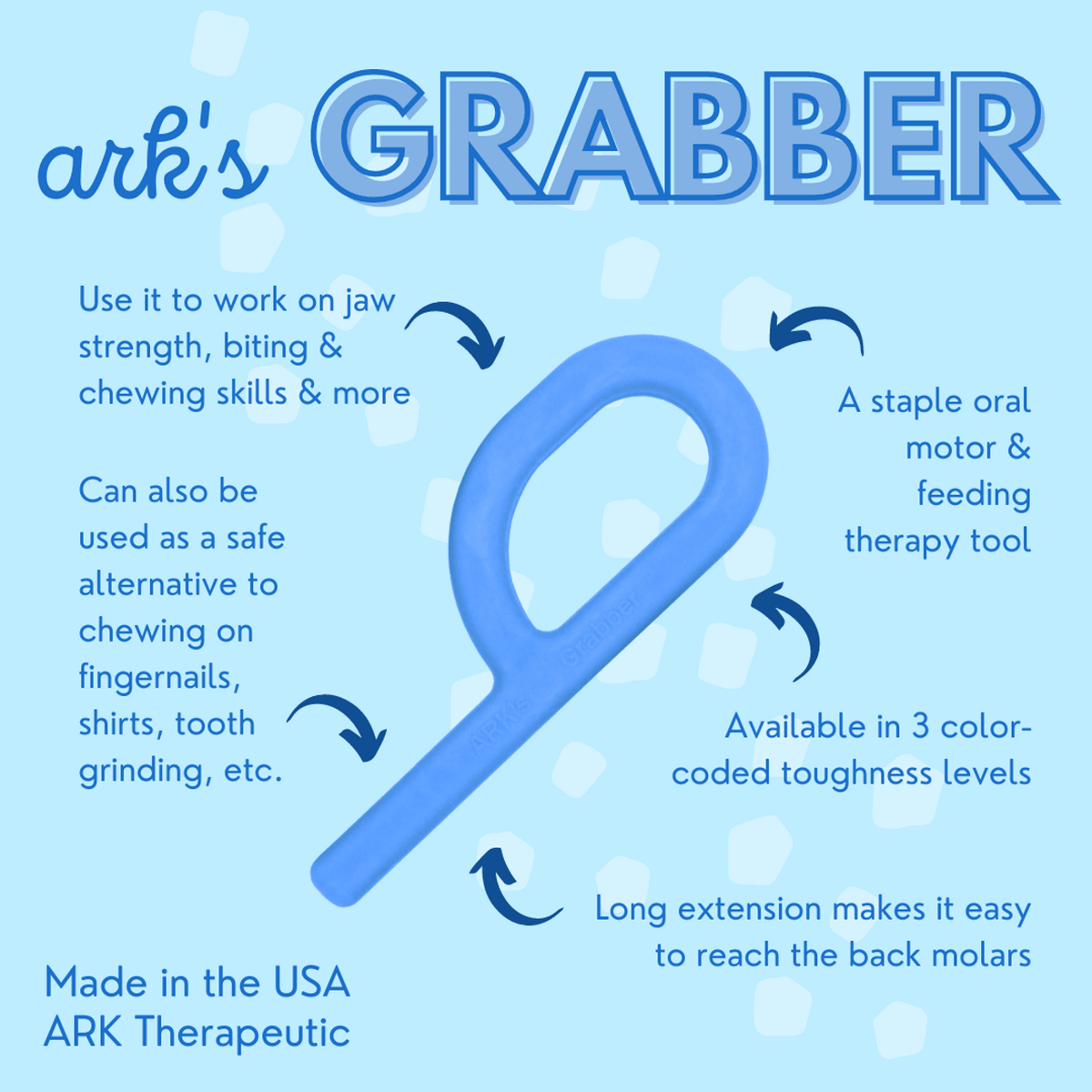 ARK's Grabber® Original Oral Motor Chew  ARK Therapeutic