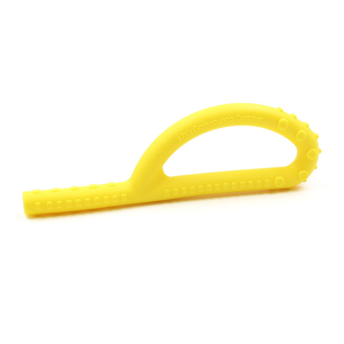 ARK's Textured Goshabunga Grabber® P Tube (Large Hollow Chew Tool)  ARK Therapeutic Yellow (Standard)