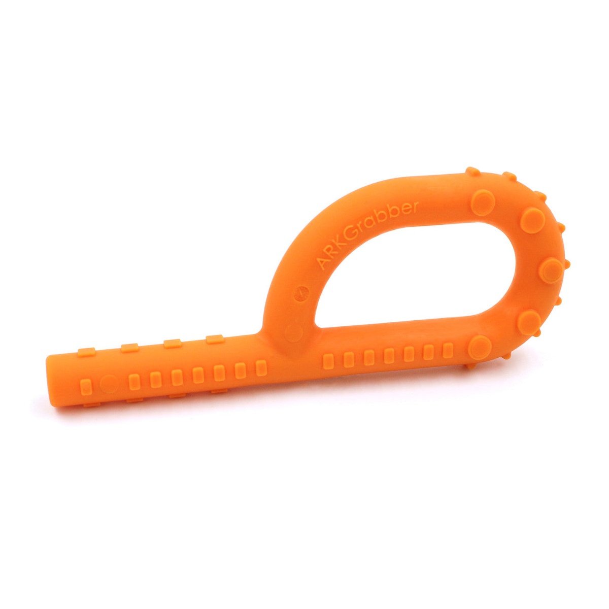 ARK's Textured Grabber® P Tube (Hollow Chew Tool) ARK Therapeutic Orange (XXT-Toughest)