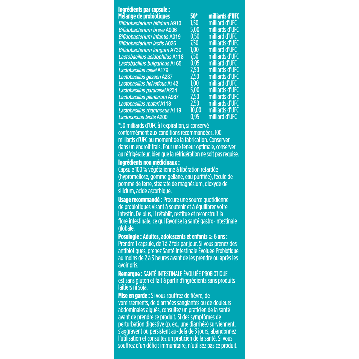 Advanced Gut Health Probiotics, 50 Billion CFU  Genuine Health