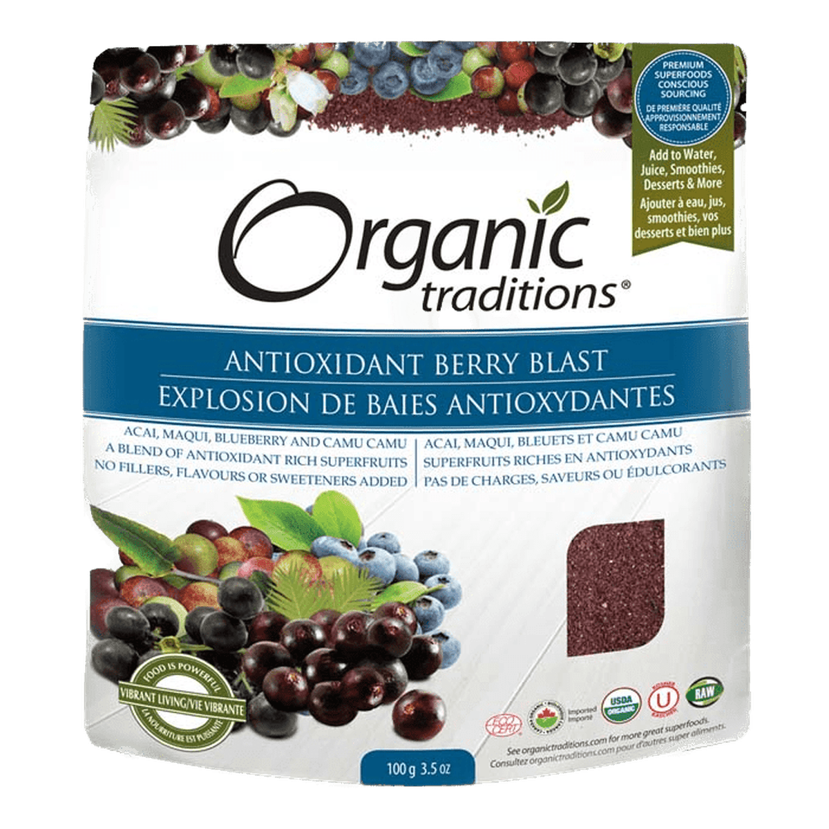 Antioxidant Berry Blast  Organic traditions
