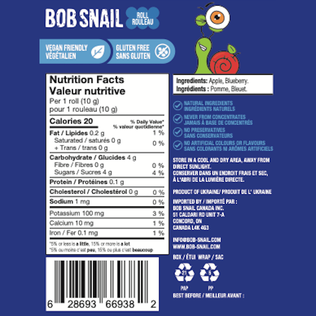 Apple-Blueberry Rolls  Bob Snail