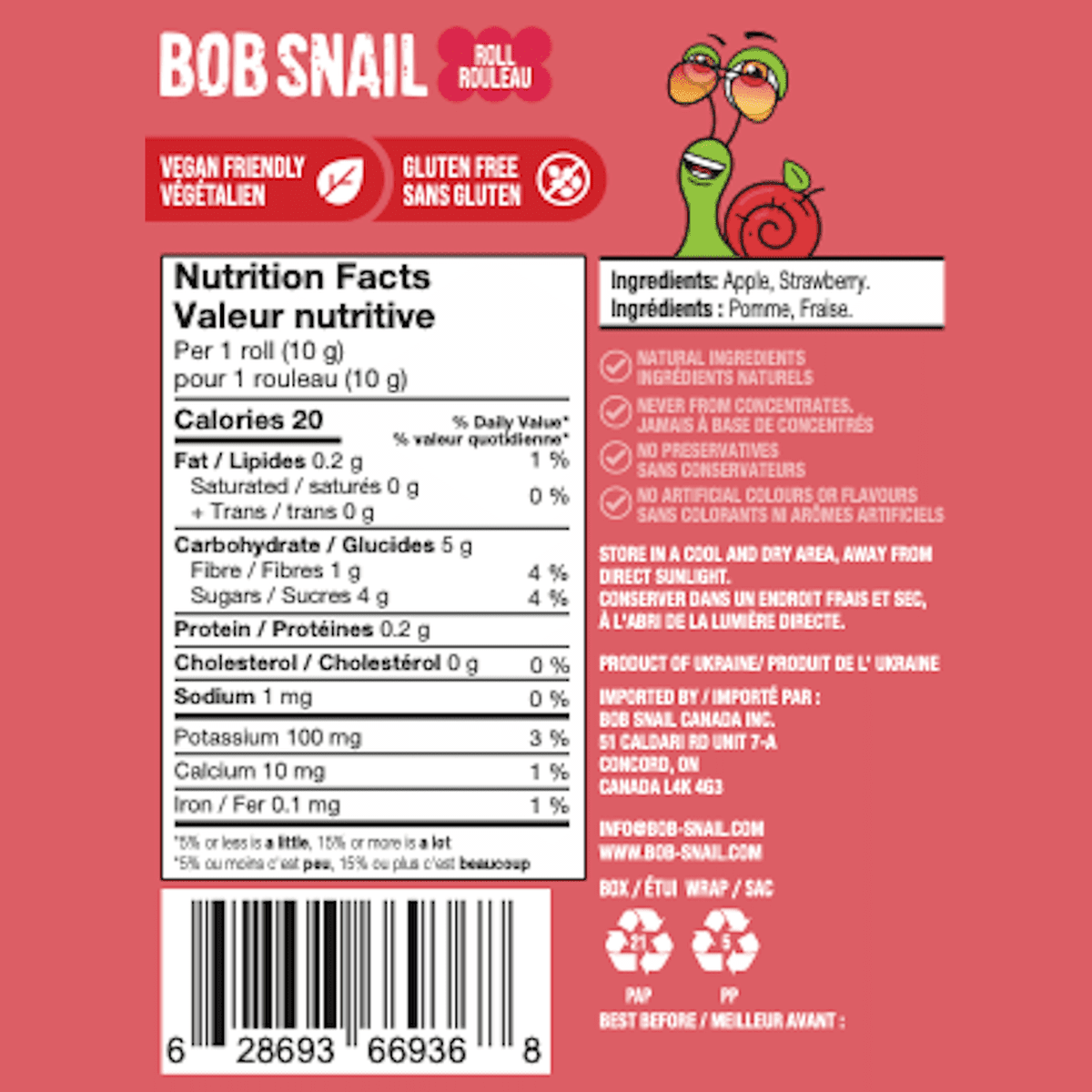 Apple-Strawberry Rolls  Bob Snail