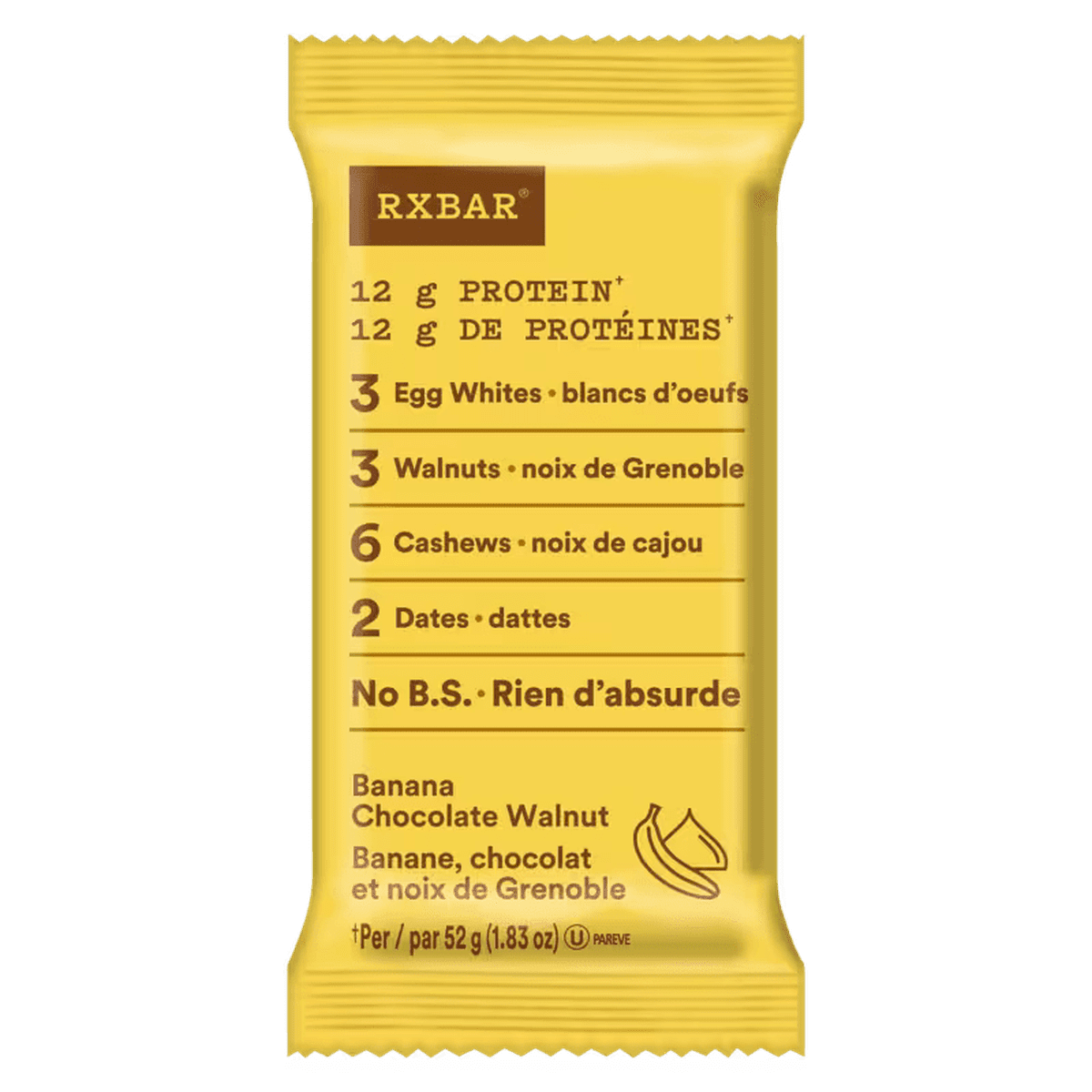 Banana Chocolate Walnut Protein Bar  RxBar