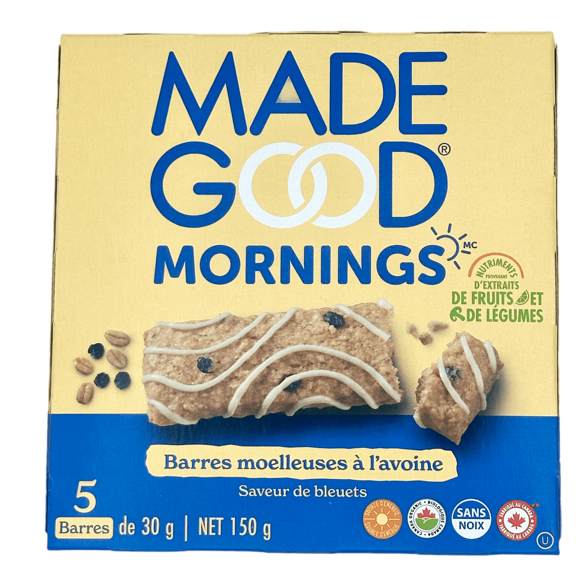 Blueberry Oat Bar Made Good