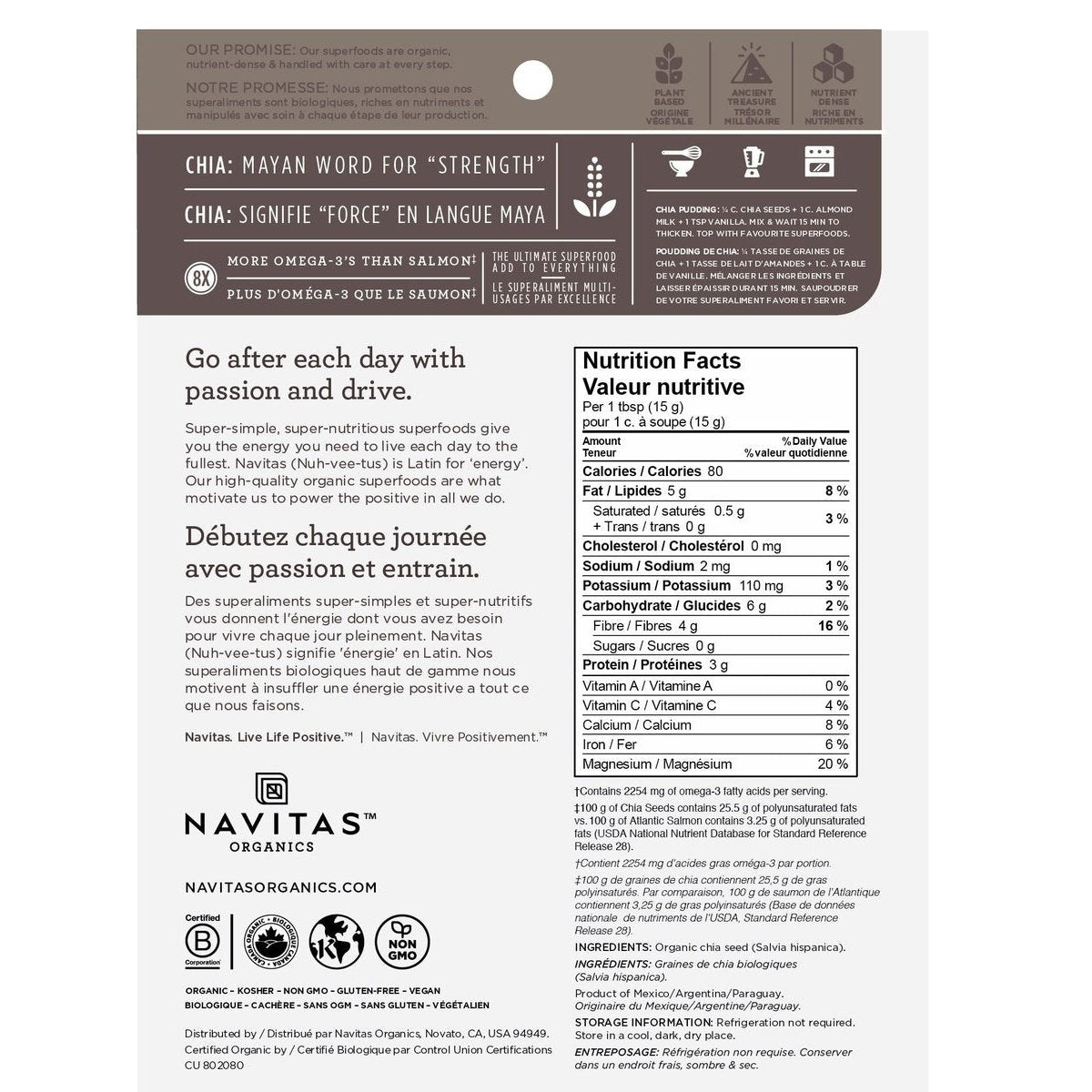 Chia Seeds  Navitas Organics