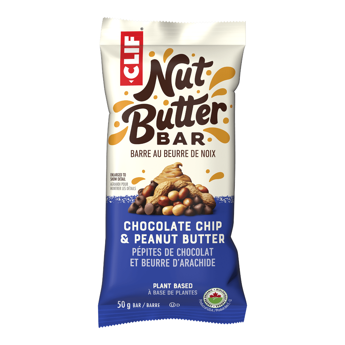 Chocolate Chip & Peanut Butter Filled Clif Bar  Clif