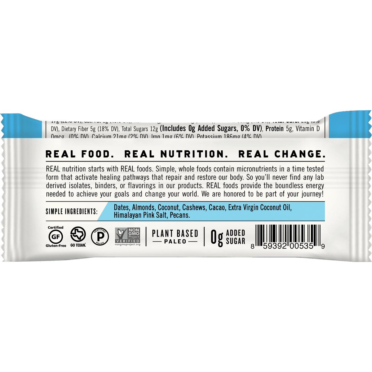 Chocolate Coconut Cashew  Thunderbird