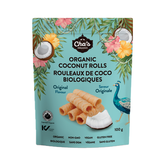Organic Coconut Rolls - Original  Cha's Organics