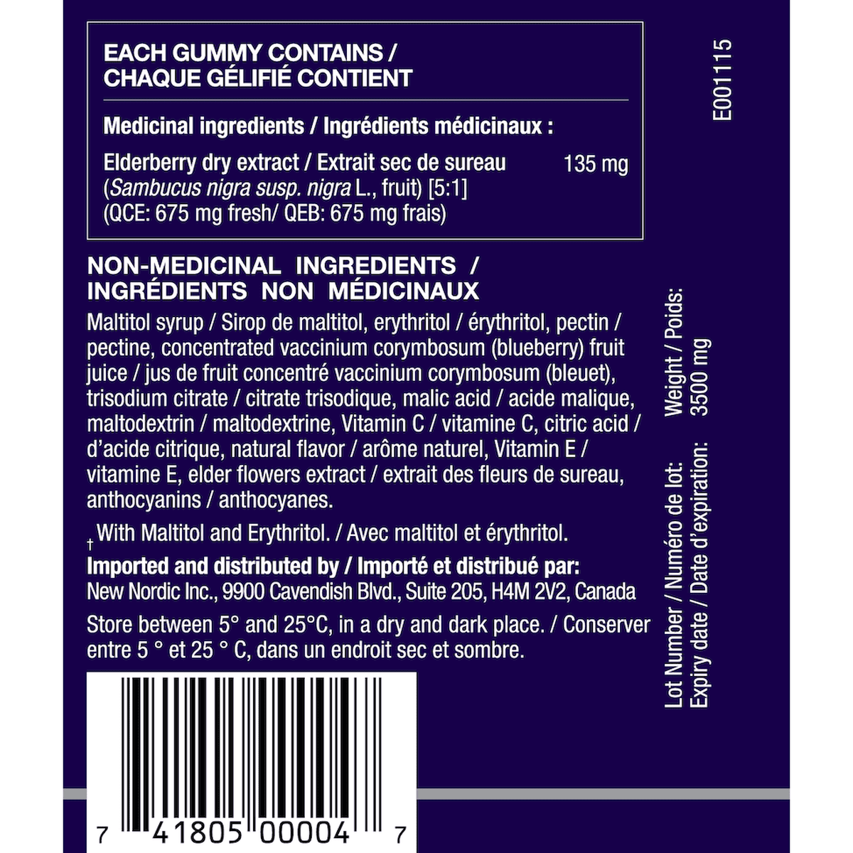 Elderberry Gummies  New Nordic