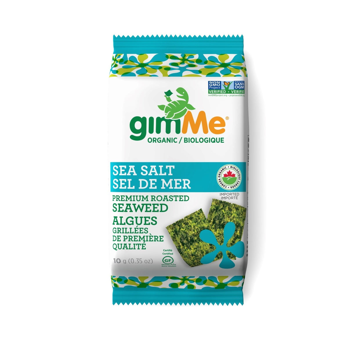Organic Sea Salt Roasted Seaweed Snacks  GimMe