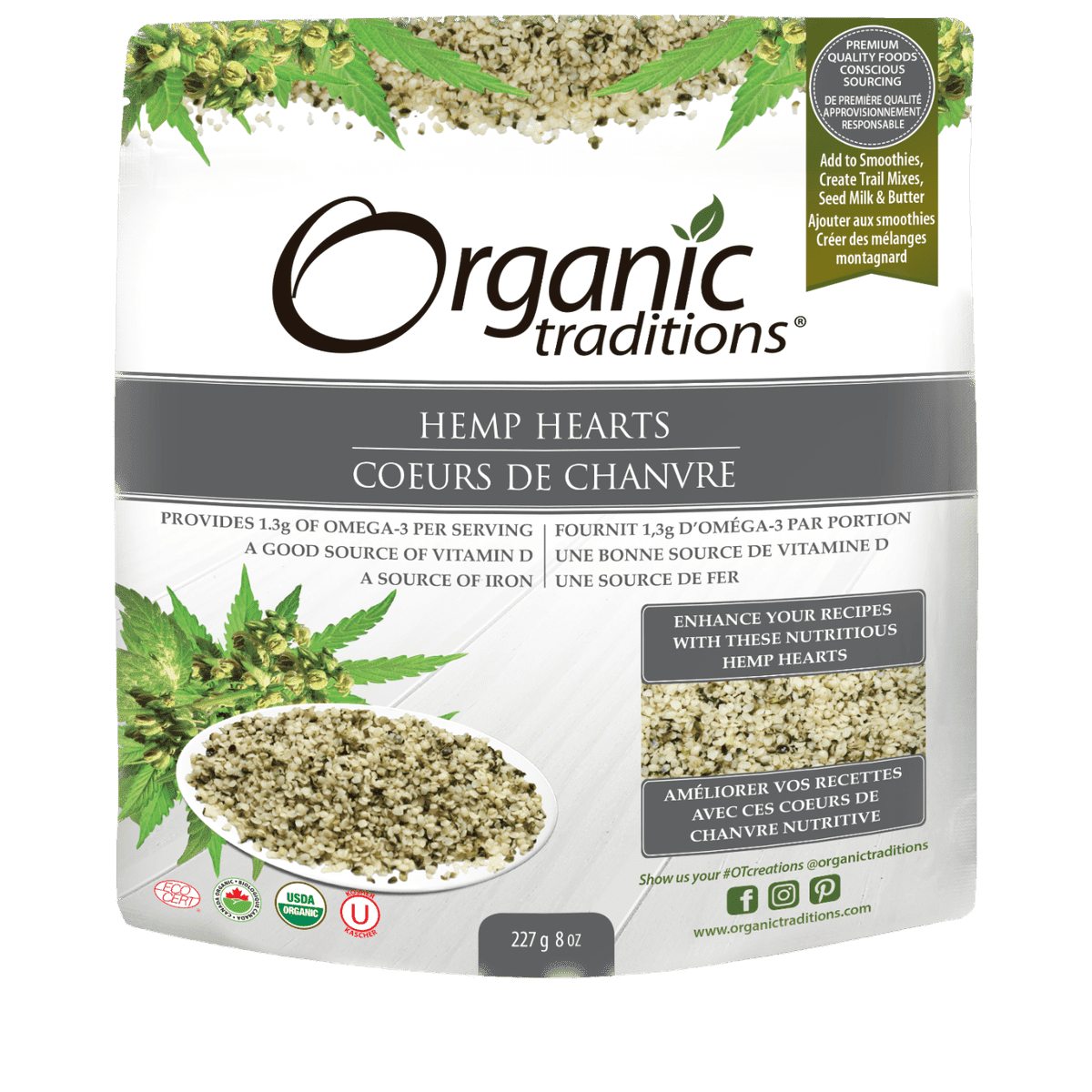Hemp Hearts  Organic traditions