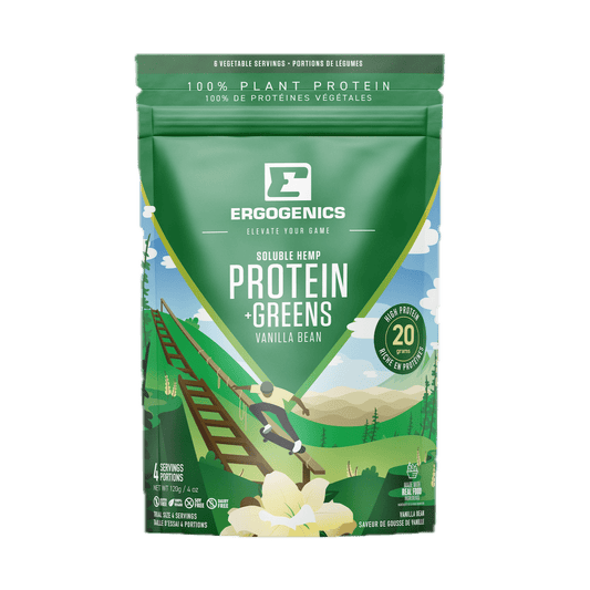Hemp Protein+Greens - Vanilla  Ergogenics Nutrition
