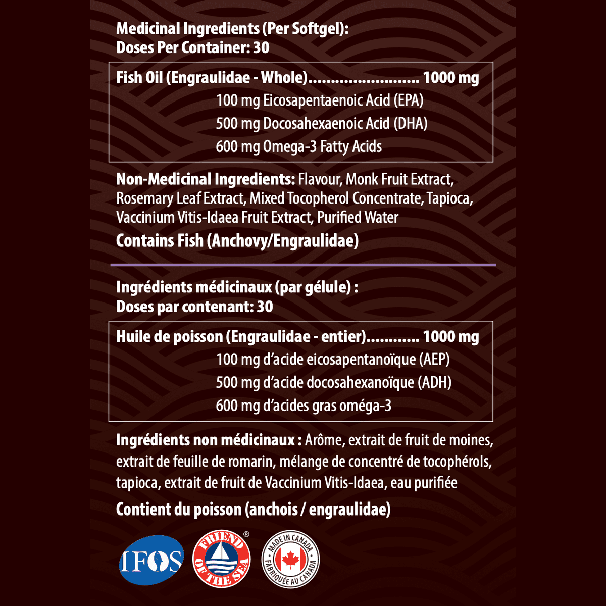 High DHA Softgels Grape  AquaOmega