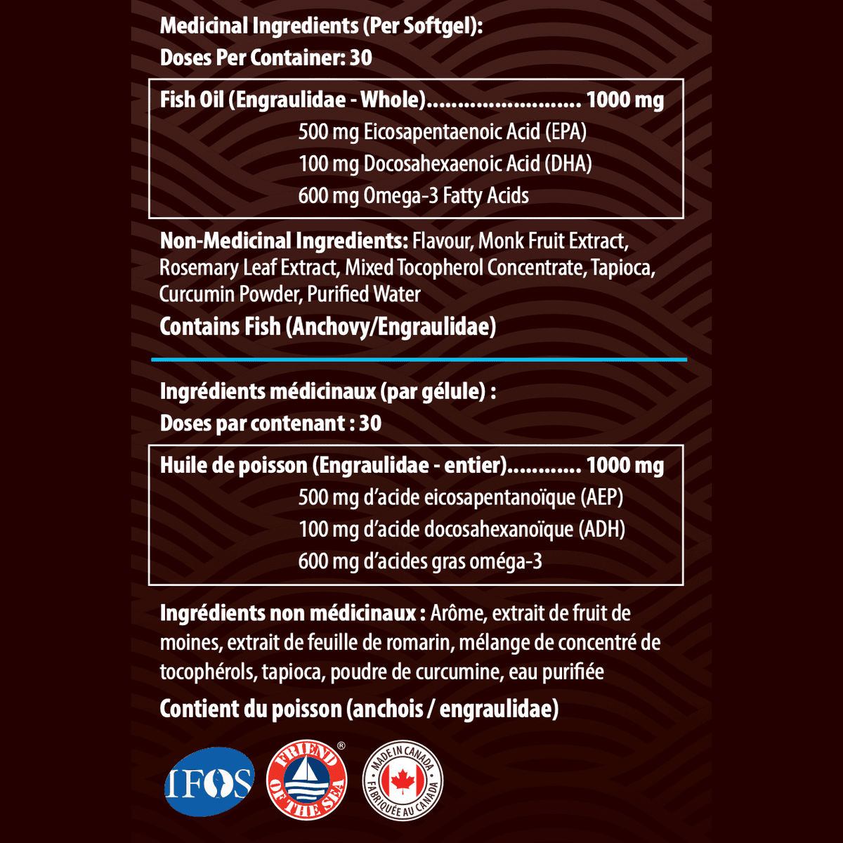 High EPA Omega 3 Chewables, Lemon  AQUAOMEGA