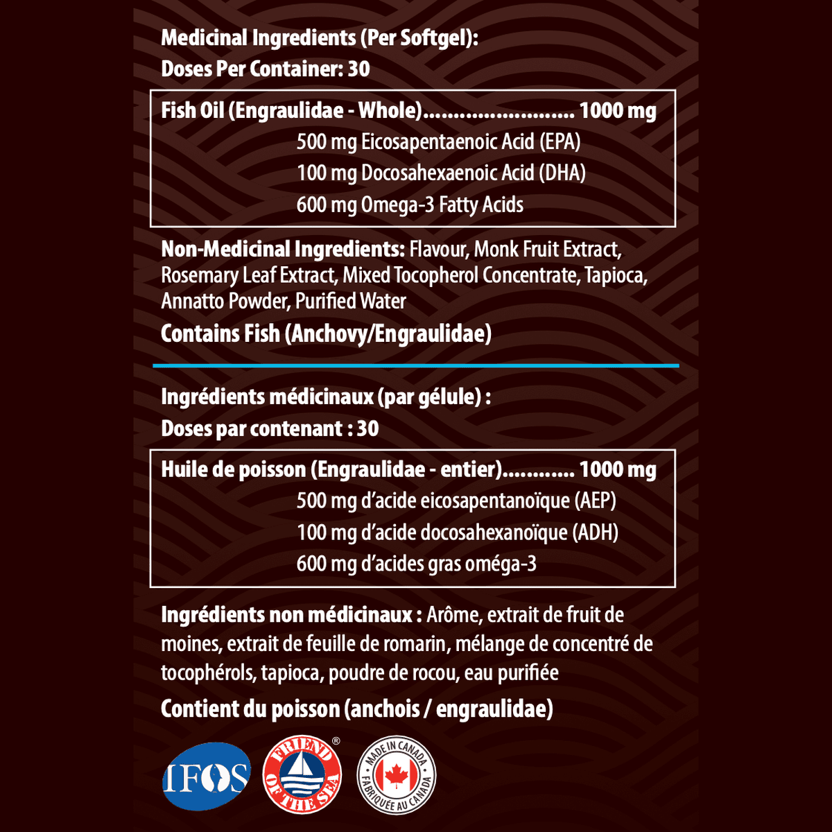 High EPA Omega 3 Chewables, Orange  AQUAOMEGA