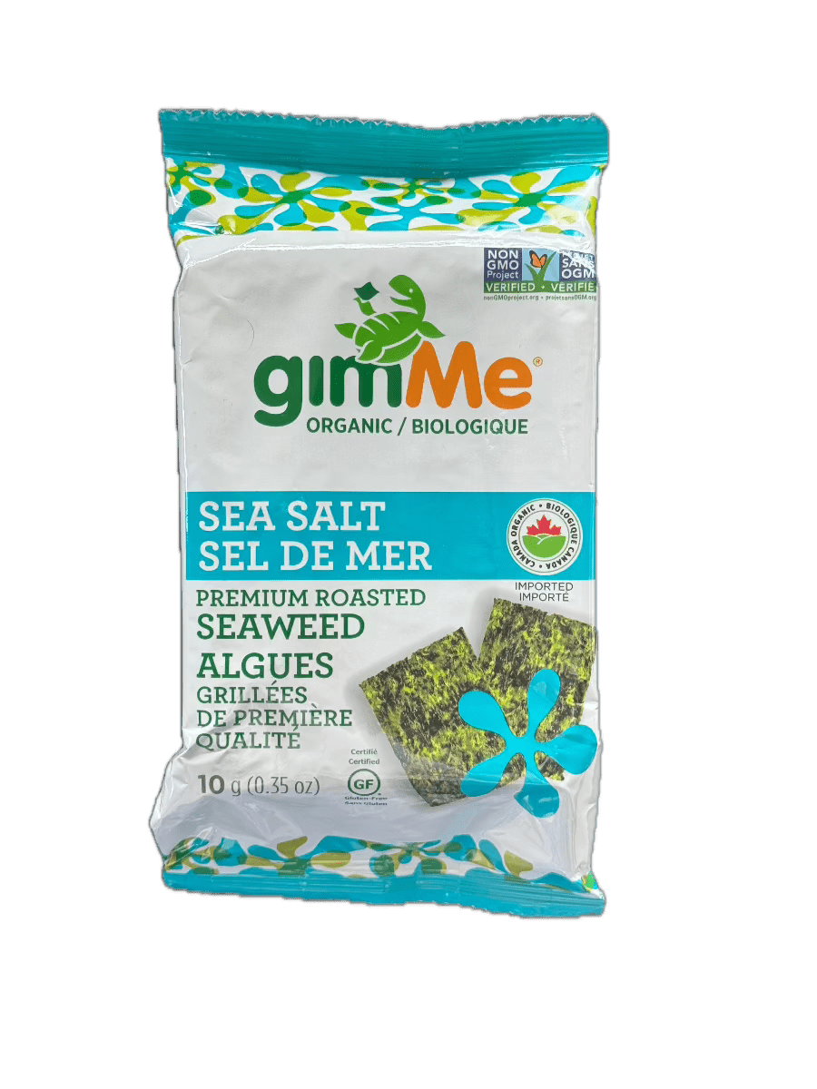 Organic Sea Salt Roasted Seaweed Snacks  GimMe