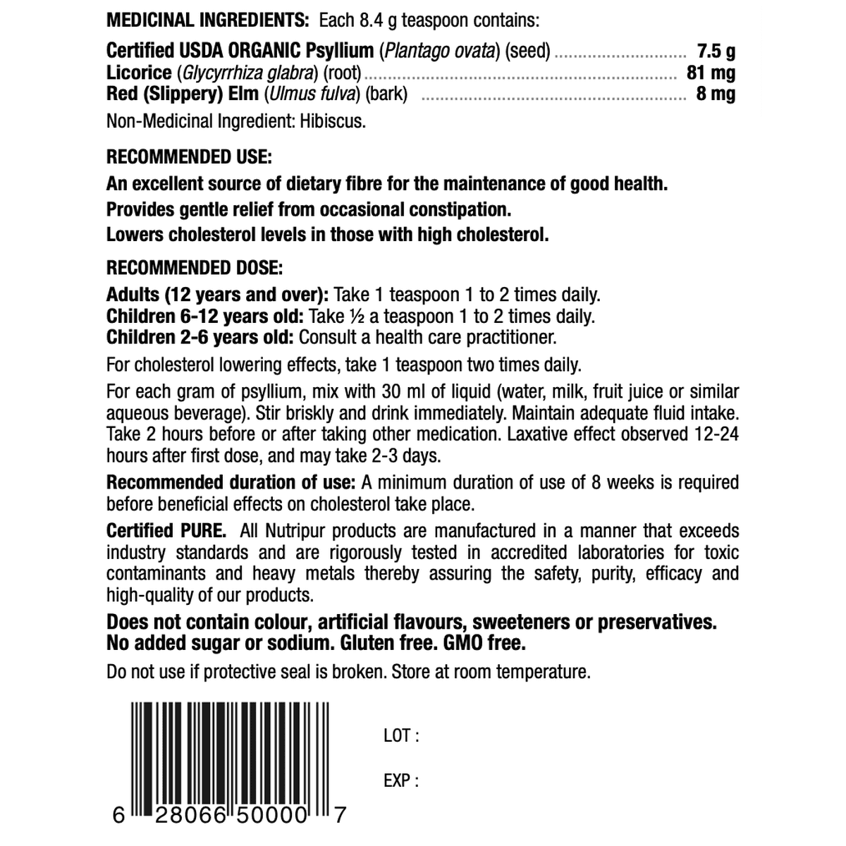 IntesFib Powder 200g  Nutripur Inc