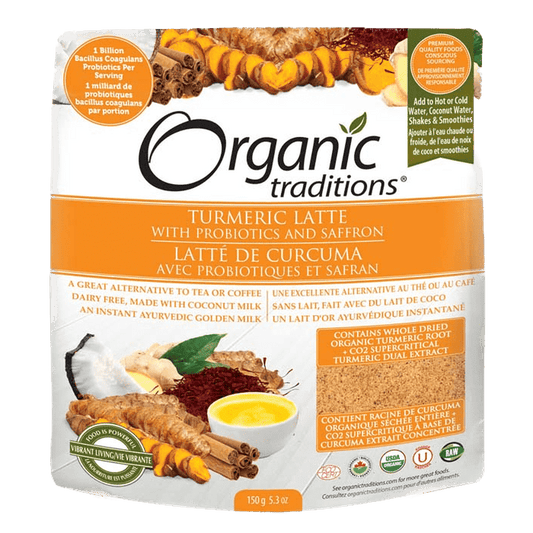 Latte - Turmeric with Probiotics  Organic traditions