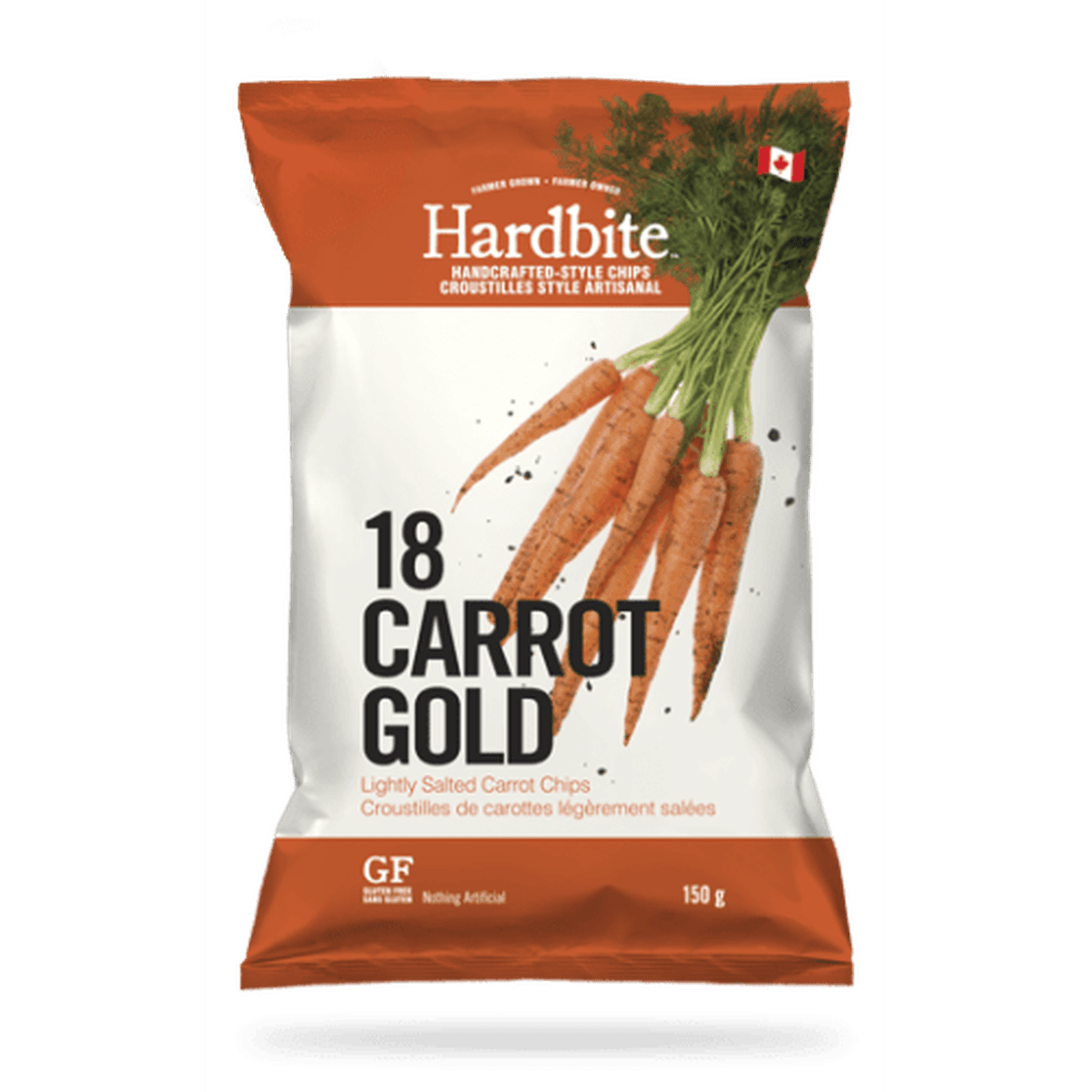 Lightly Salted Carrot Chips  Hardbite