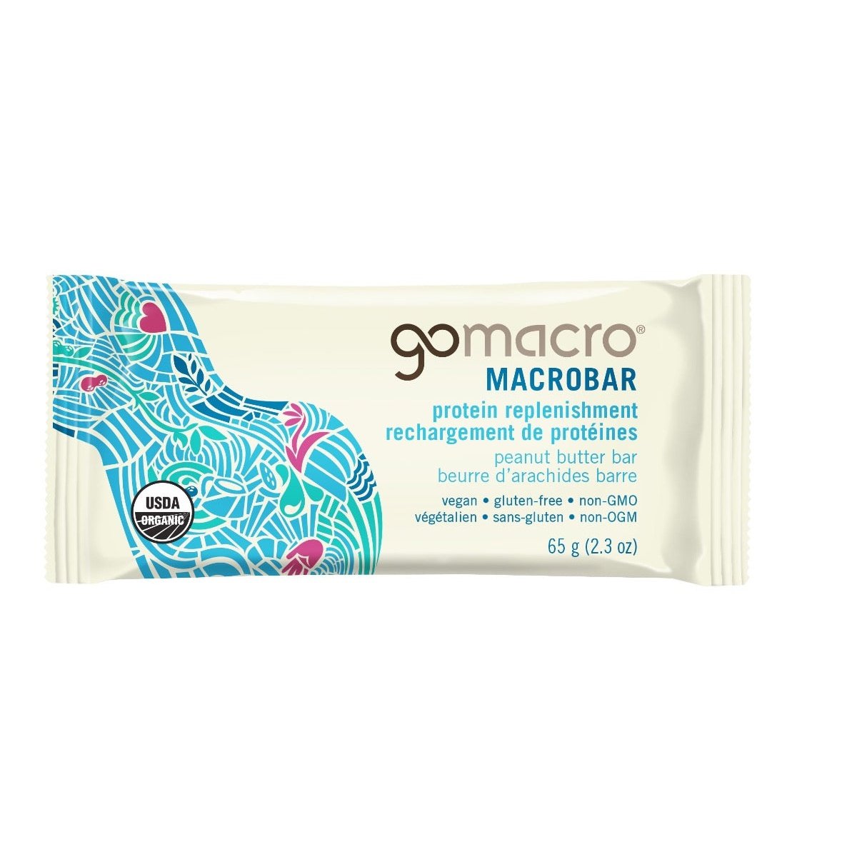 MACROBAR Protein Replenishment Peanut Butter Bar  GoMacro