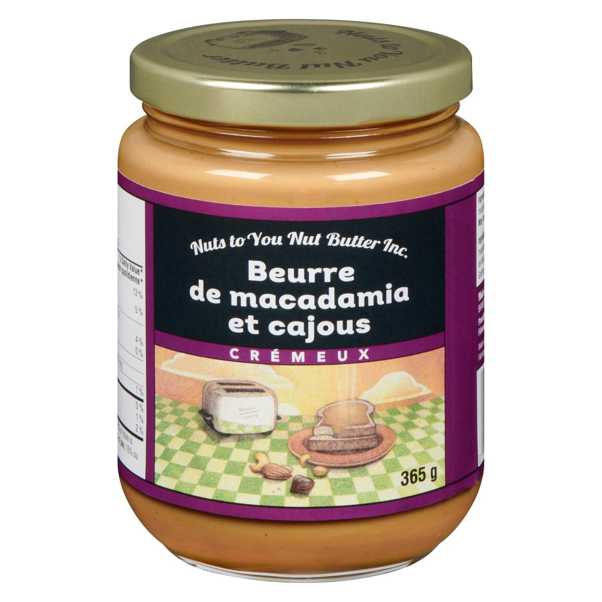 Macadamia Cashew Butter Smooth  Nuts to You