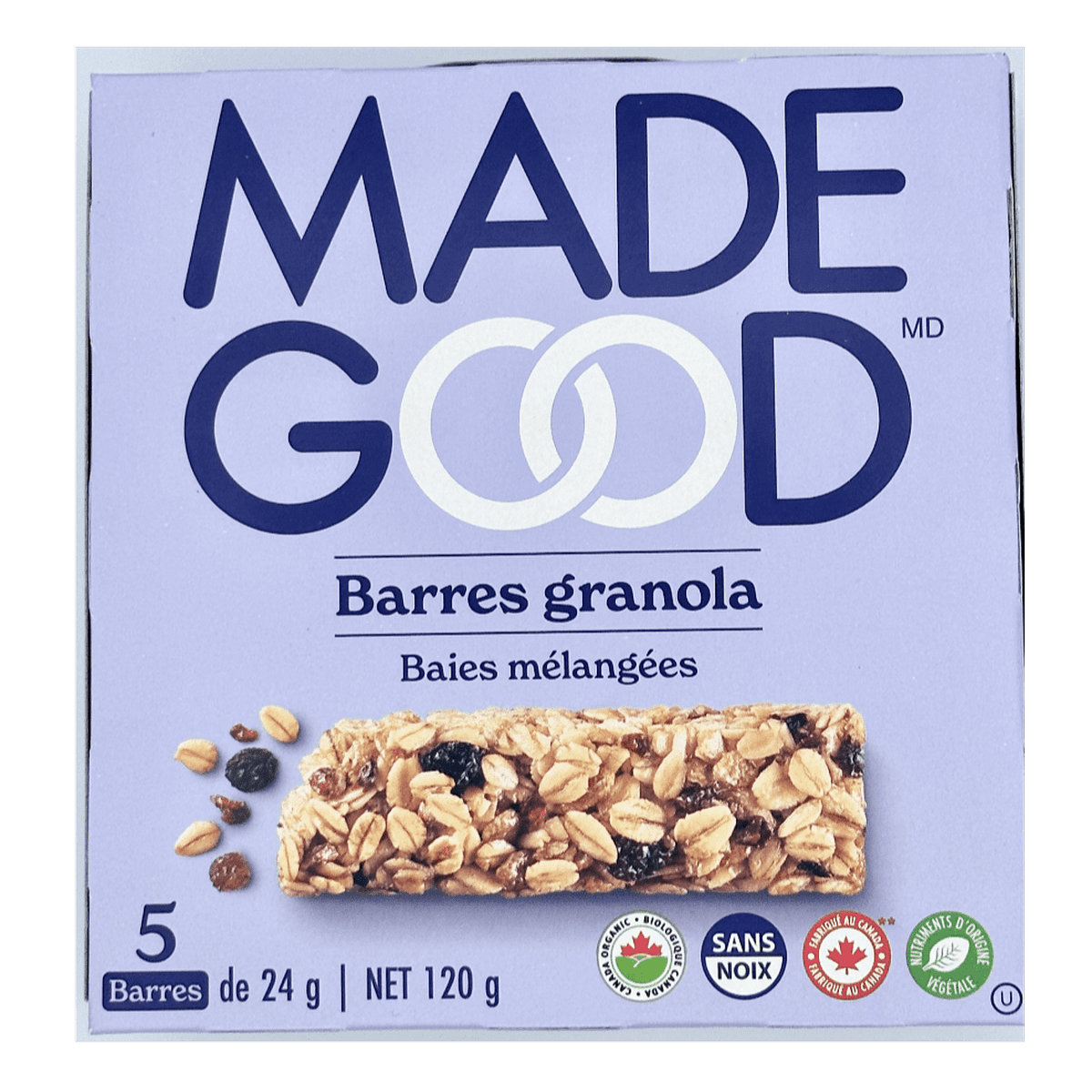 Mixed Berry Granola Bars Made Good
