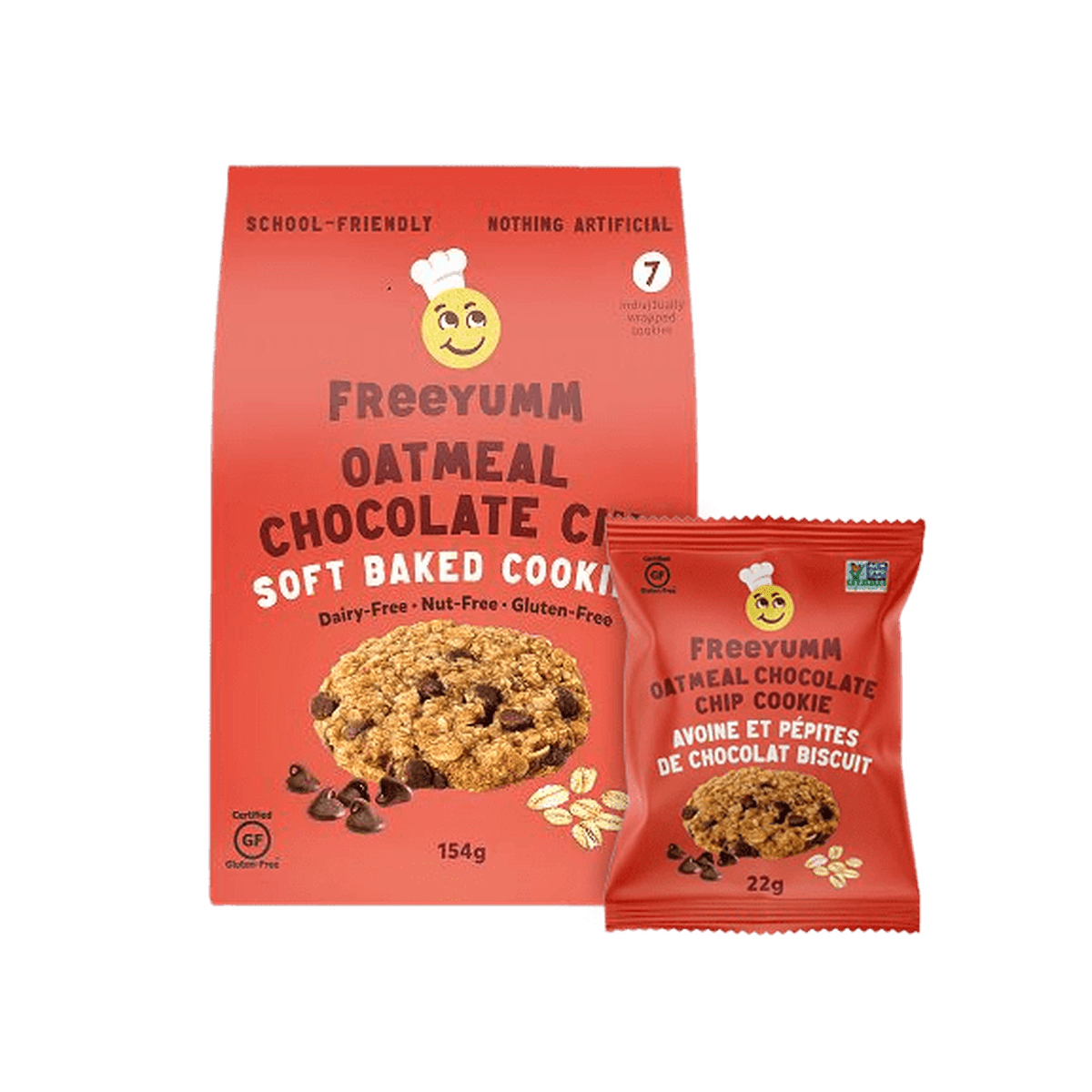 Oatmeal Chocolate Chip Soft Baked Cookies  FreeYumm