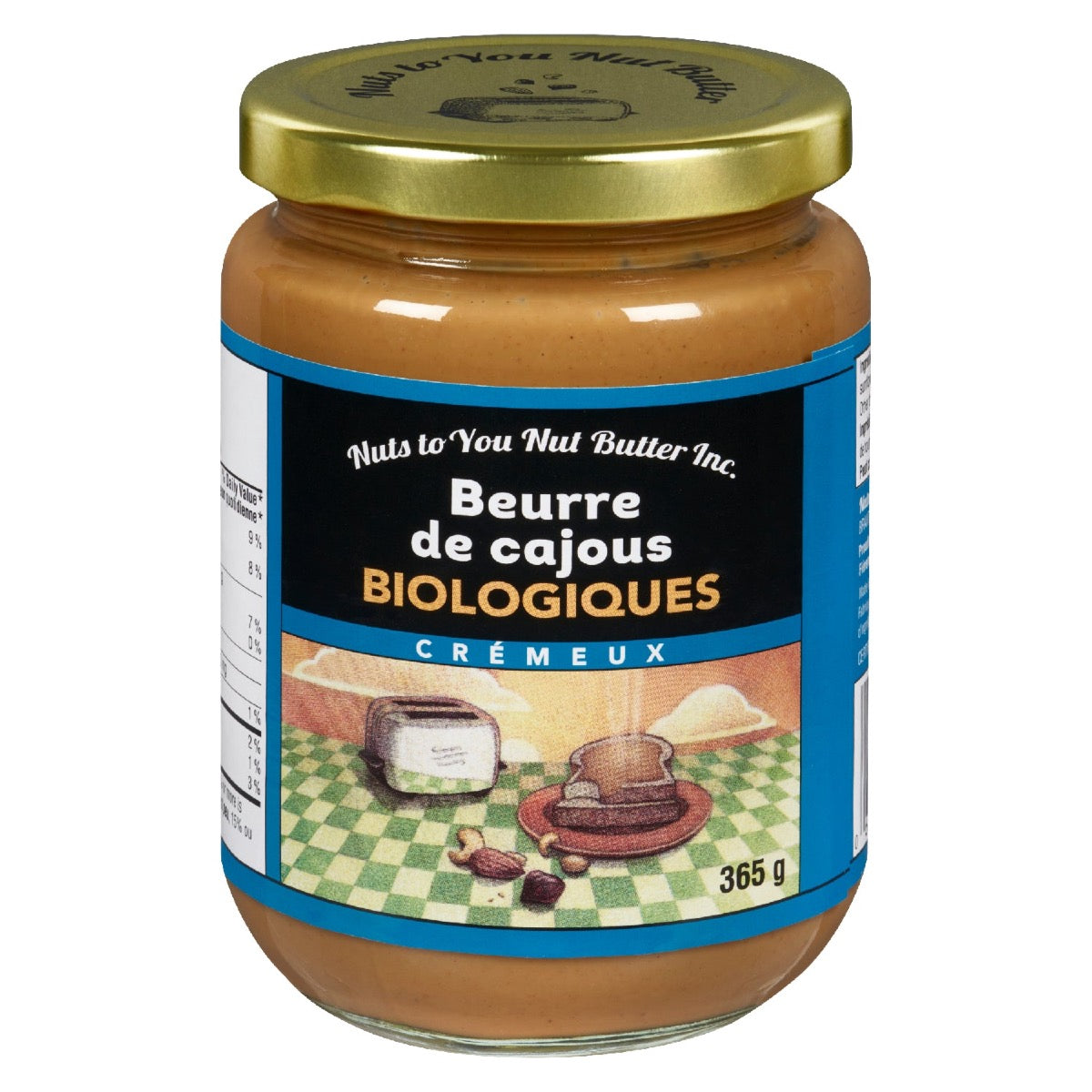 Organic Cashew Butter Smooth  Nuts to You