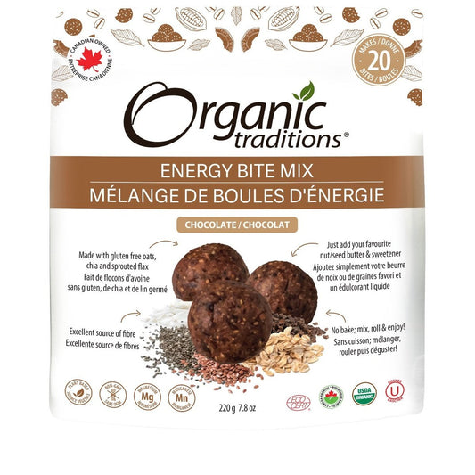 Organic Chocolate Energy Bite Mix  Organic traditions