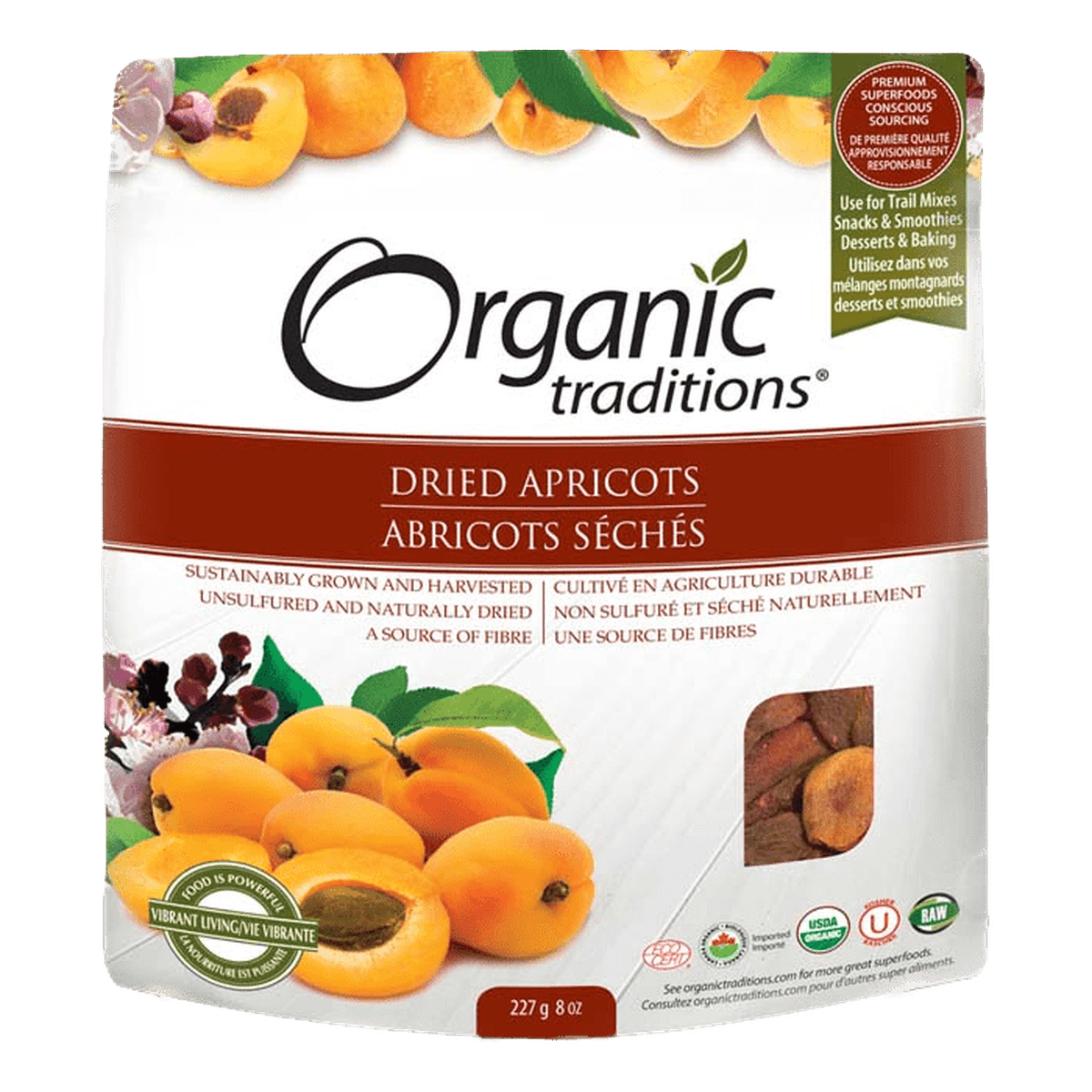 Organic Dried Apricots  Organic traditions