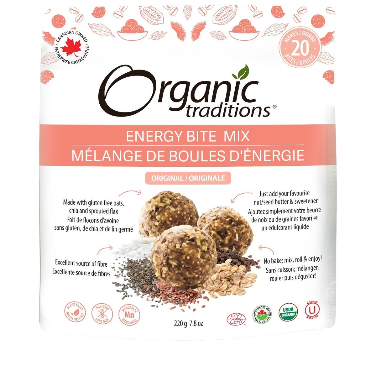 Organic Energy Bite Mix Organic traditions