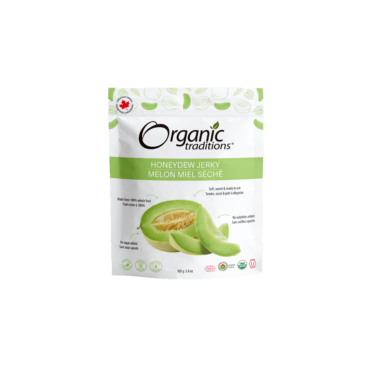 Organic Honeydew Jerky  Organic traditions