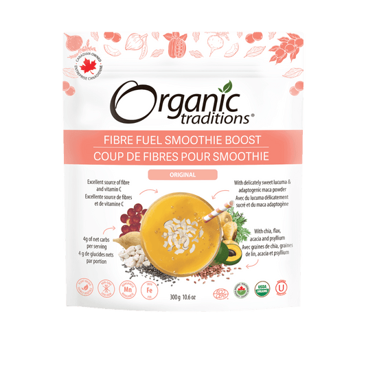 Organic Original Fibre Fuel Smoothie Boost  Organic traditions