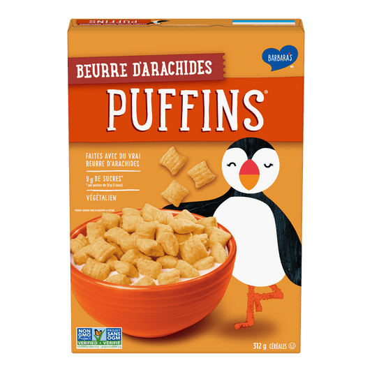 Peanut Butter Puffins Cereal  Barbara's