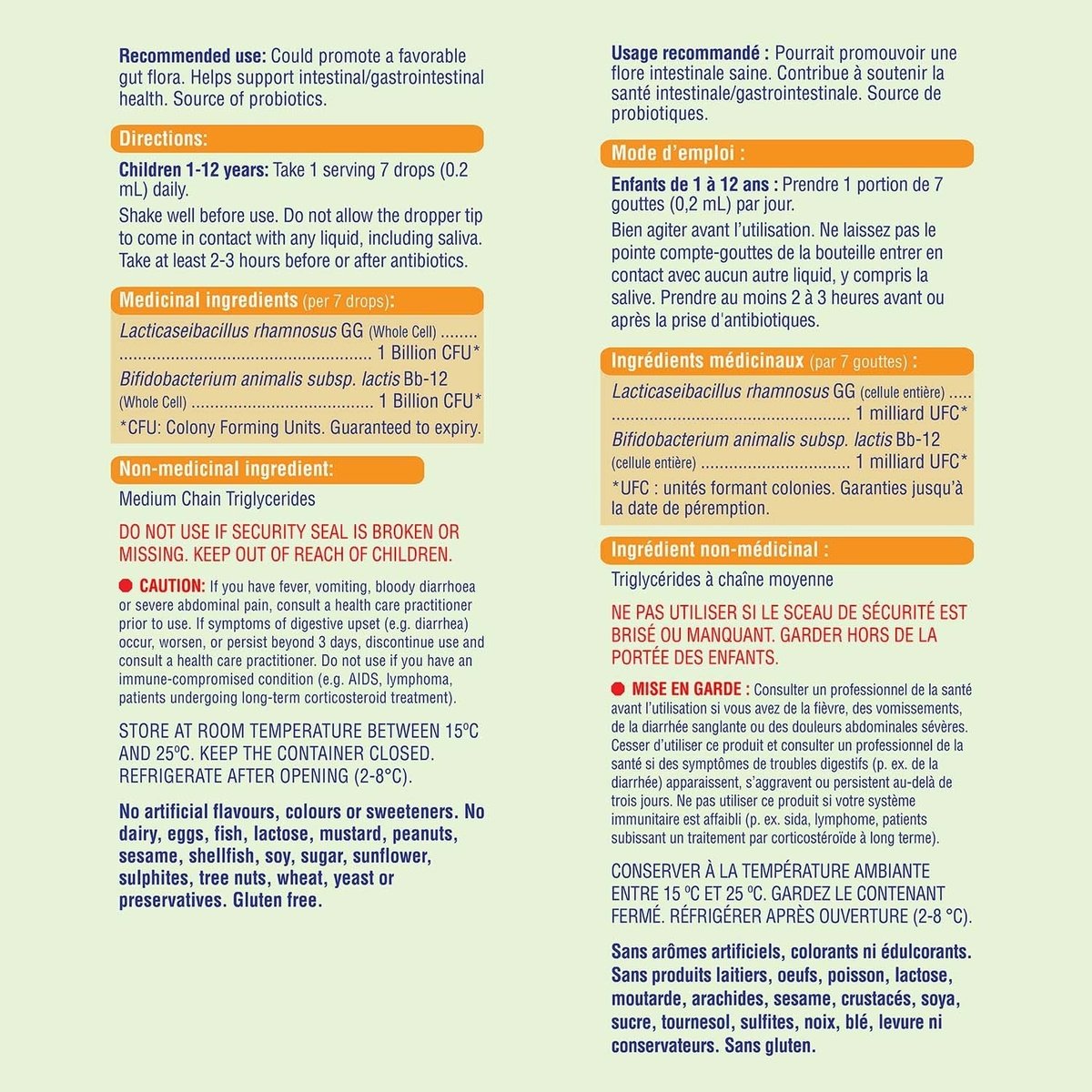 Probiotic Drops  allKiDz Naturals Inc.