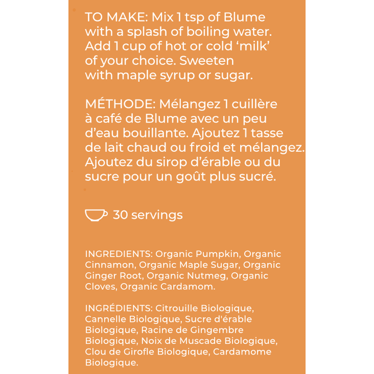 Pumpkin Spice Blend  blume