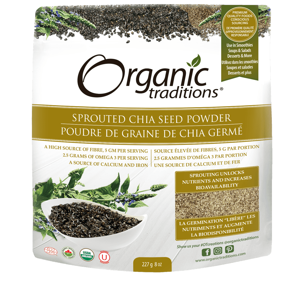 Sprouted Chia/Flax  Organic traditions
