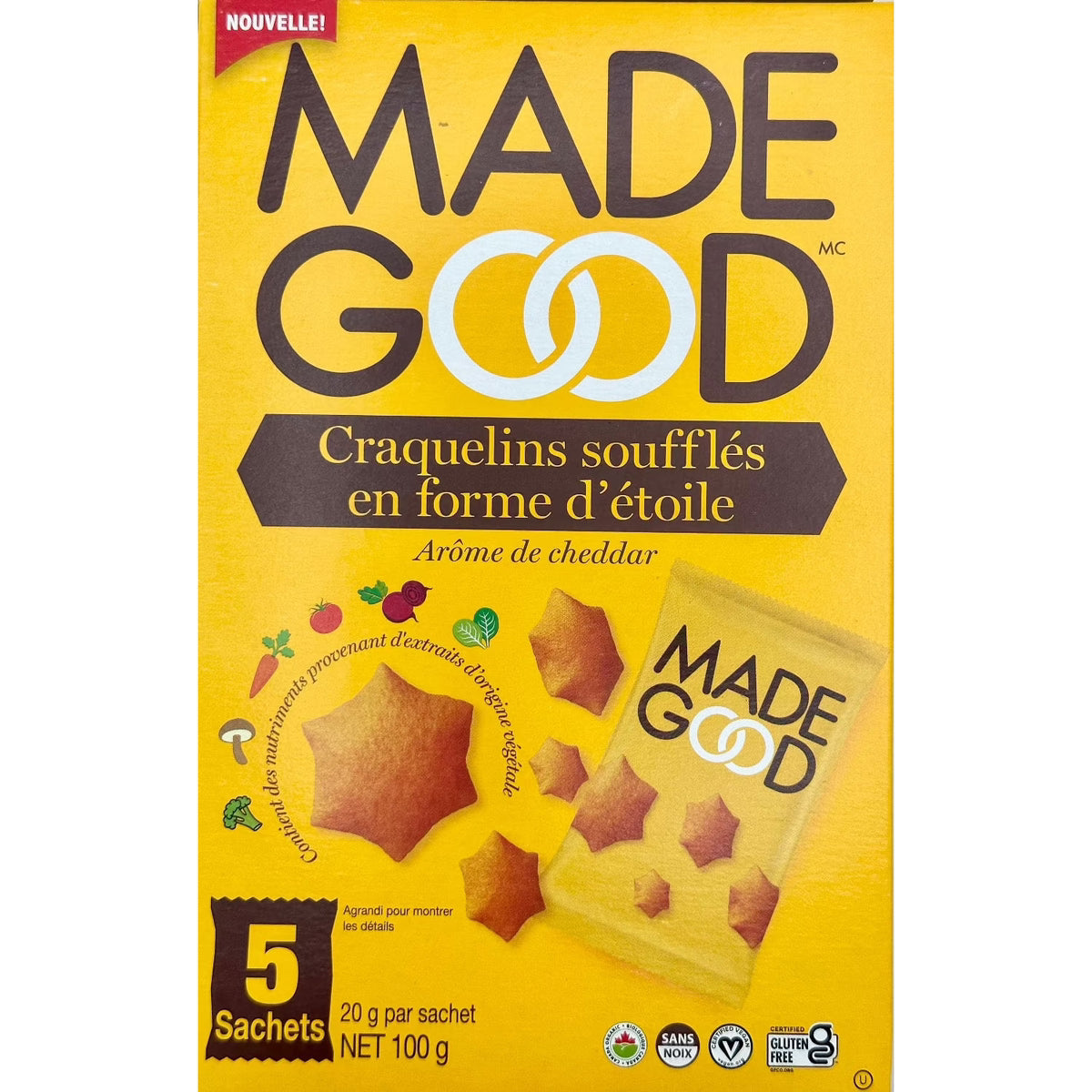 Star Puffed Crackers Cheddar Made Good