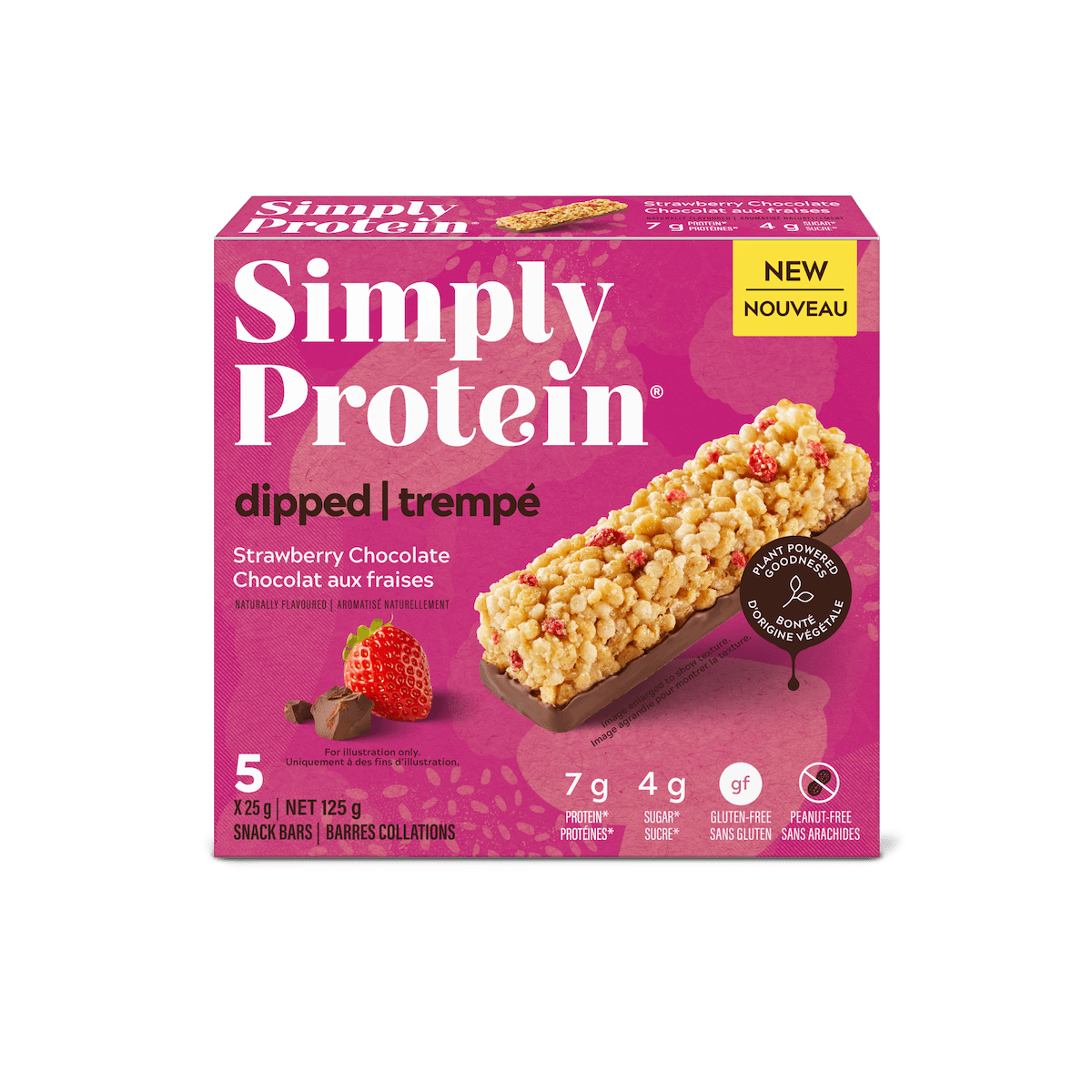 Strawberry Chocolate Bar - Dipped  SimplyProtein