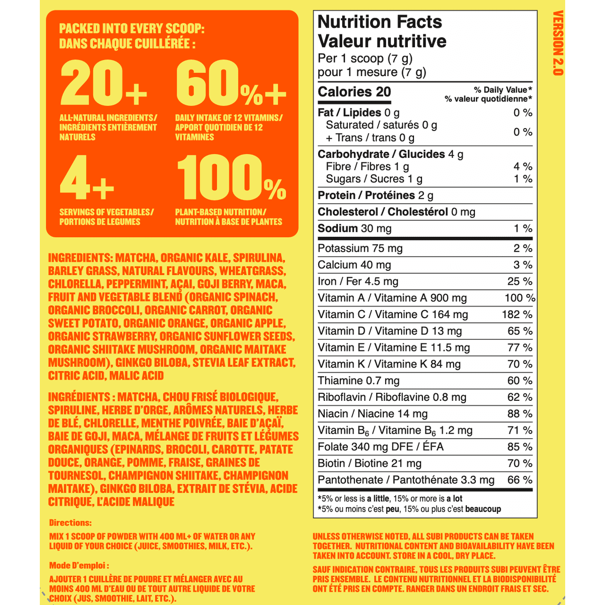 Super Juice Mix - Pineapple Mango  Subi Foods inc.