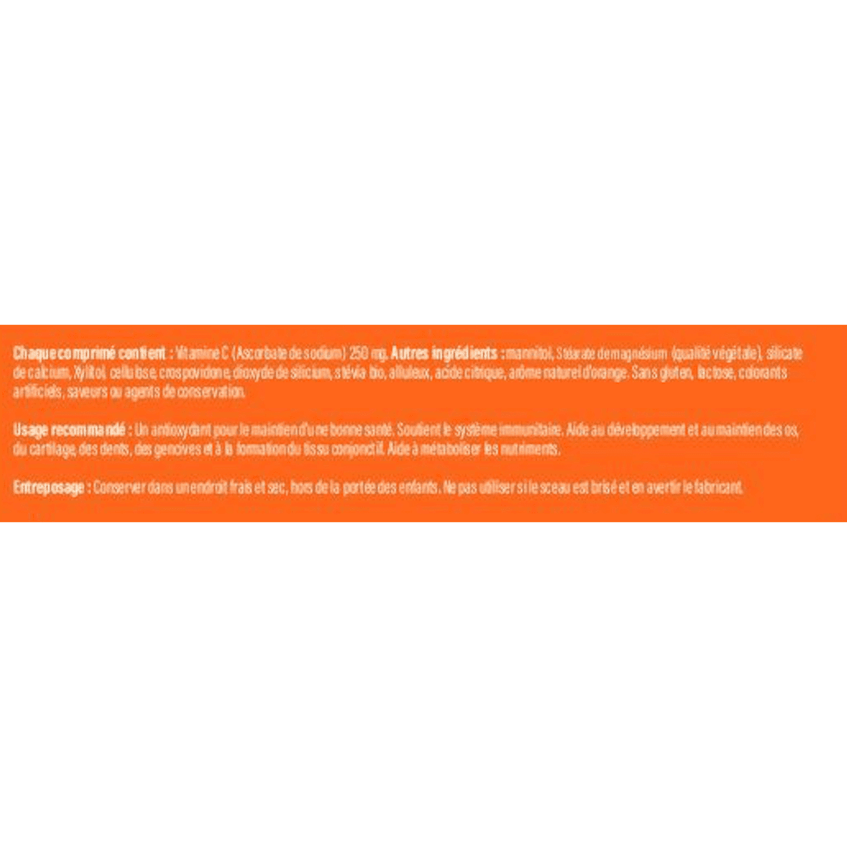 Vitamin C - 250mg  NUTRAMELTZ