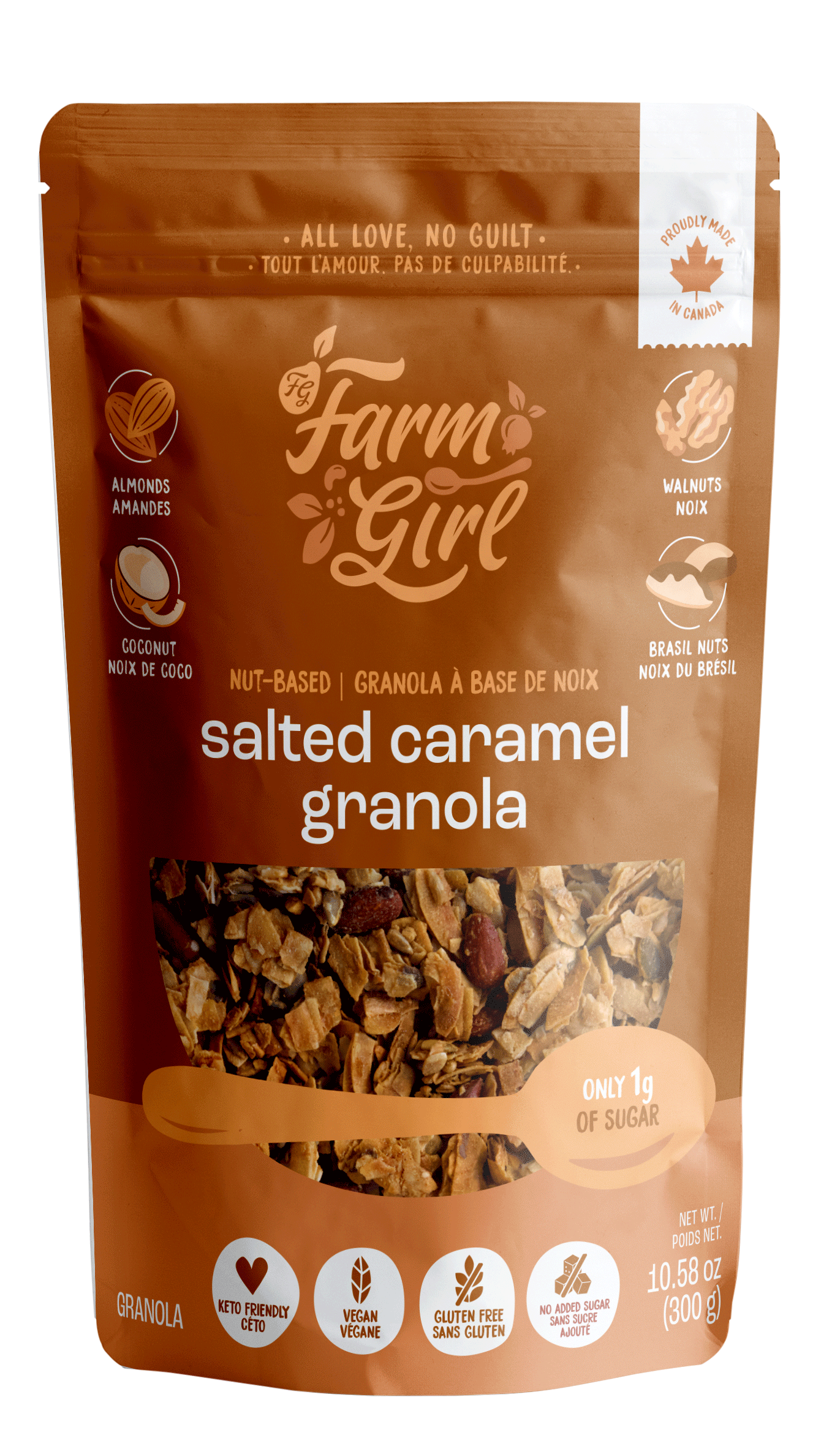 Ketocrunch Granola - Salted Caramel  Farm Girl