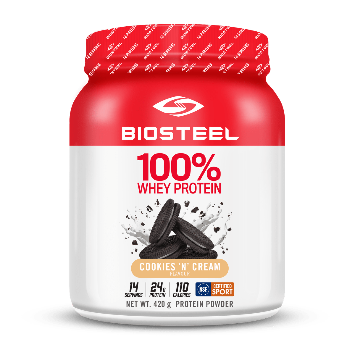 100% Whey Protein Cookies N Cream  BioSteel Sports Nutrition Inc.